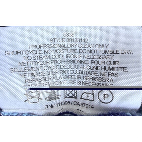 Tory Burch Tunic Sweater Womens S Wool Cashmere Blue Green Stripe Pockets VNeck - Picture 7 of 7